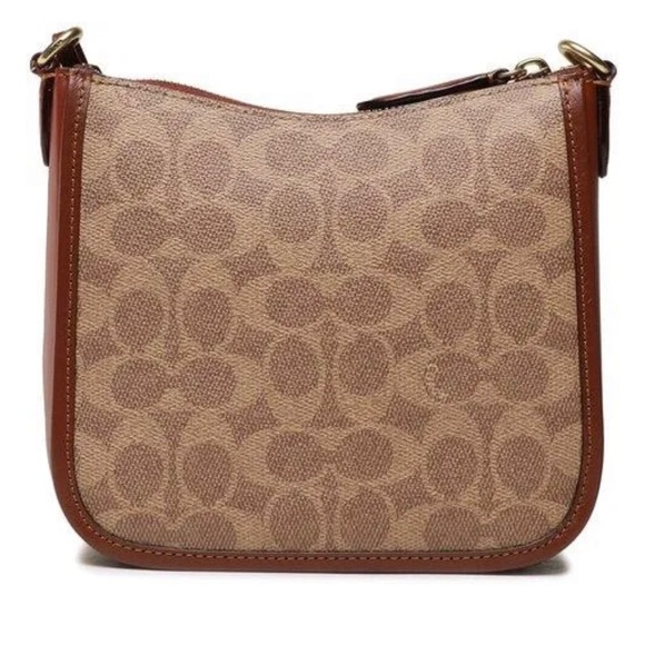 NWT COACH 'chaise 19' Shoulder Bag - Tan Rust - Picture 3 of 10